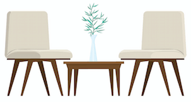 Dining chair logo