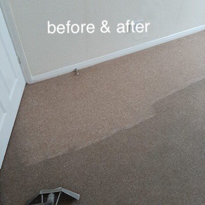 carpet cleaning before and after